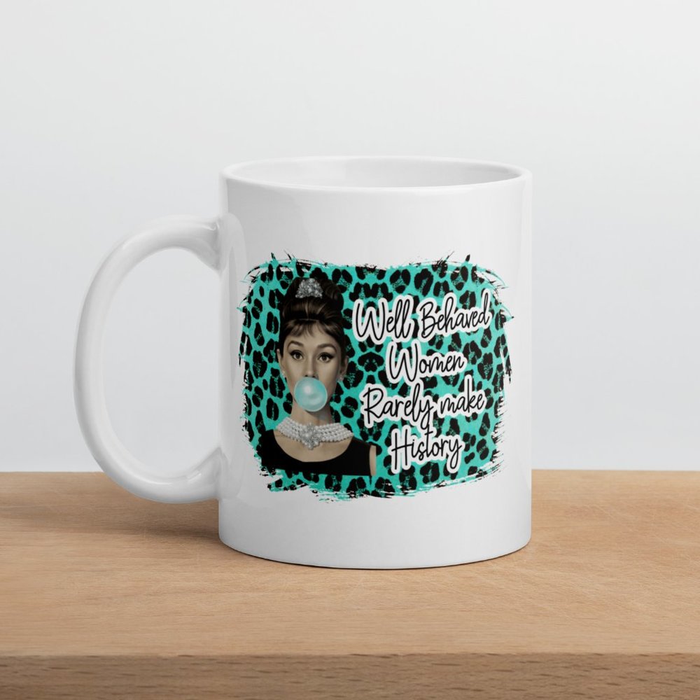 Audrey Hepburn Quote 11 oz Coffee Mug, Gift for her, Breakfast at Tiffany's
